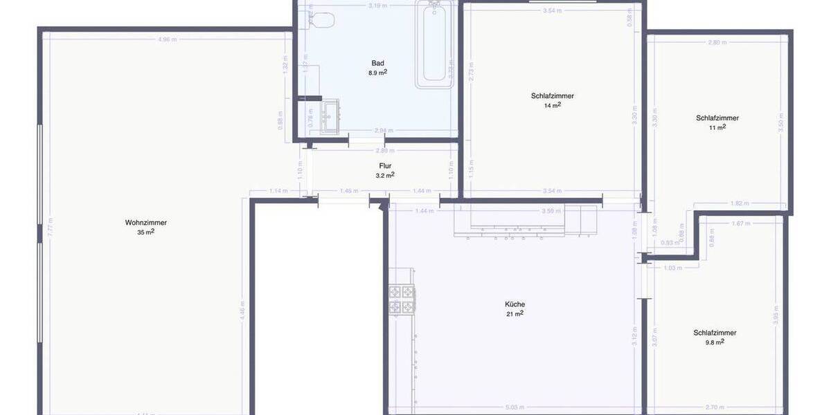 Etagenwohnung Hardegsen Asche - 4 Zimmer, 90 m&sup2;, 184.000&euro; | Angebot:26572986