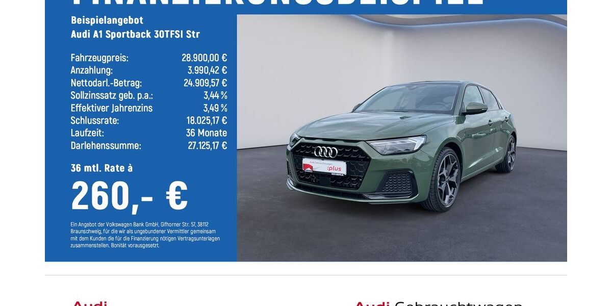 Audi A1 6.518 km 26.890 &euro; Göttingen OT Grone 37081