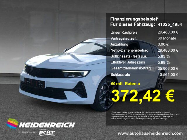 Opel Astra 14.537 km 29.480 € Witzenhausen 37213