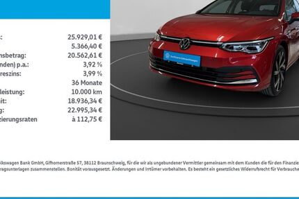 VW Golf 20.184 km 25.929 € Leinefelde-Worbis/DE 37327