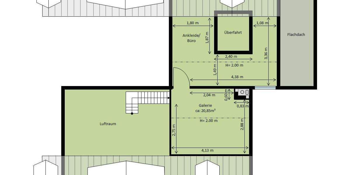 Etagenwohnung Göttingen Oststadt - 2 Zimmer, 70 m&sup2;, 900&euro; | Angebot:25837230