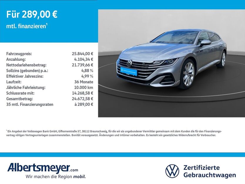 VW Arteon 85.067 km 25.844 € Leinefelde-Worbis/DE 37327