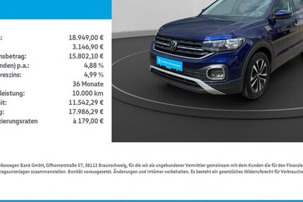 VW T-Cross 52.424 km 18.949 € Leinefelde-Worbis/DE 37327