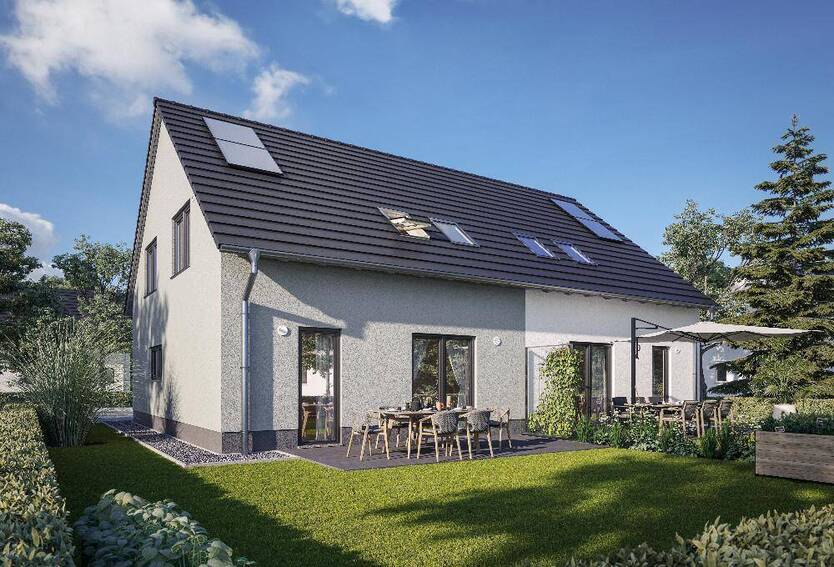 Unabhängigkeit und Nähe - beides ideal kombiniert im Town & Country Doppelhaus in Bovenden OT Reyershausen