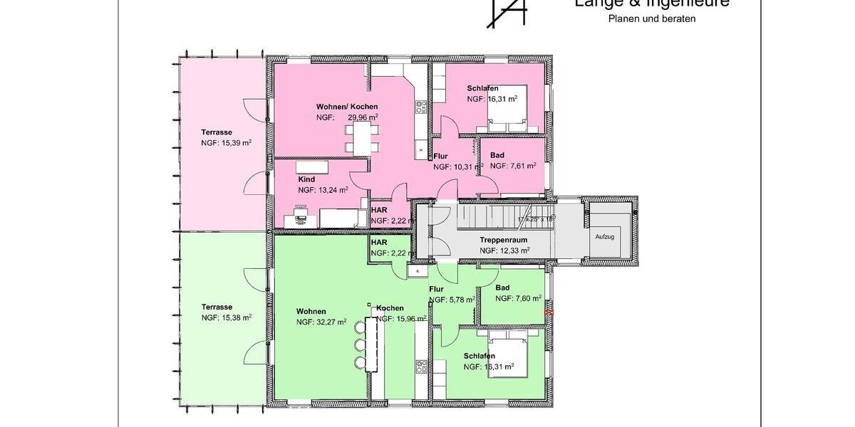 Etagenwohnung Gleichen - 2 Zimmer, 95 m&sup2;, 1.045&euro; | Angebot:25646544