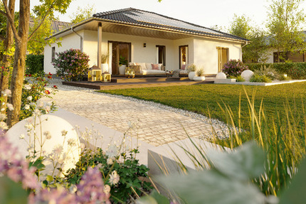 INKLUSIVE Grundstück: Der Bungalow mit der charmanten Form in Hannoversch Münden - ausgefallen un... 4 zimmer