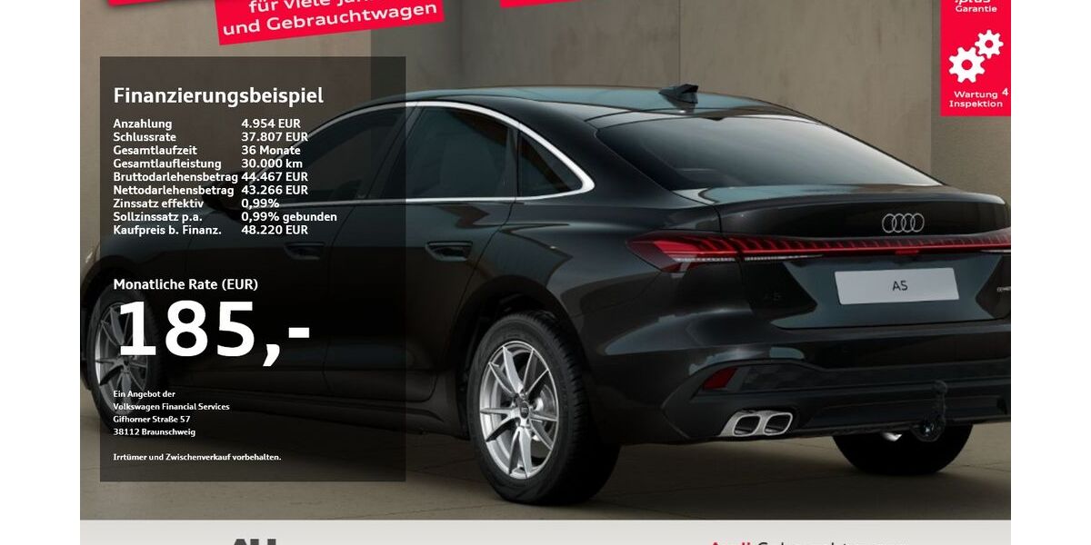Audi A5 20.578 km 48.220 &euro; Northeim 37154