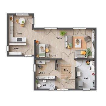 Einfamilienhaus Bad Sooden-Allendorf Allendorf - 4 Zimmer, 129 m&sup2;, 256.950&euro; | Angebot:25737923