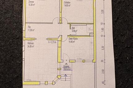Sonnige, moderne 3-Zimmerwohnung für berufstätige Einzelperson 3 zimmer