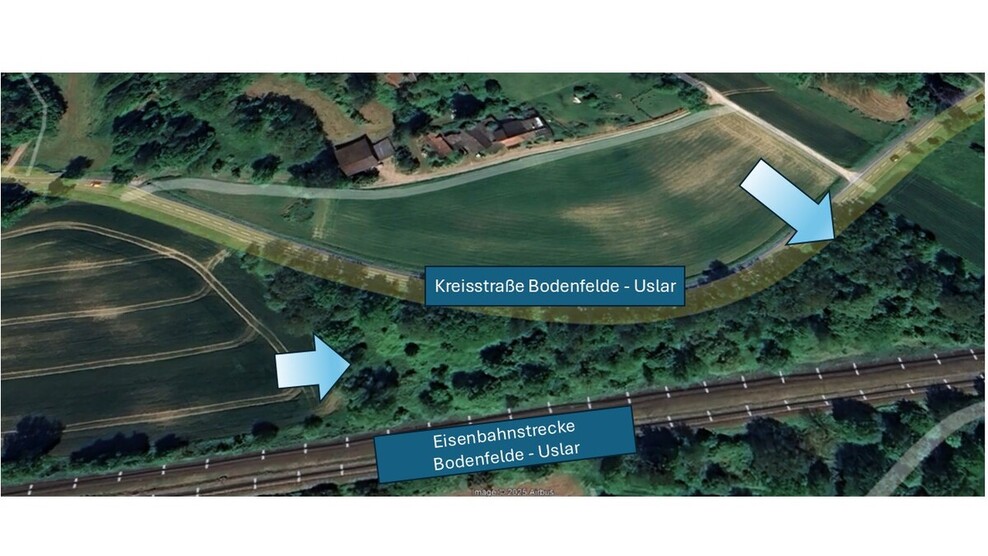 ungepflegte und ggf. belastete Holzungsfläche östlich von Bodenfelde zimmer