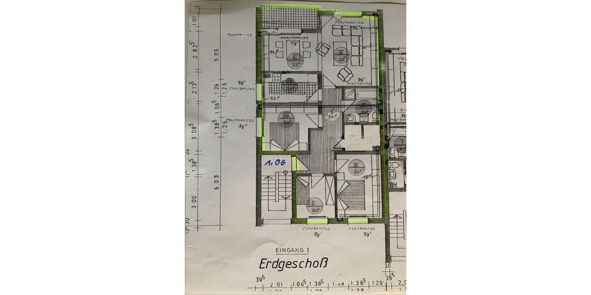 Etagenwohnung Hardegsen - 4 Zimmer, 96 m&sup2;, 895&euro; | Angebot:25598915