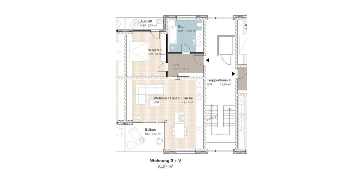 Etagenwohnung Heilbad Heiligenstadt - 2 Zimmer, 90 m&sup2;, 765&euro; | Angebot:26479806