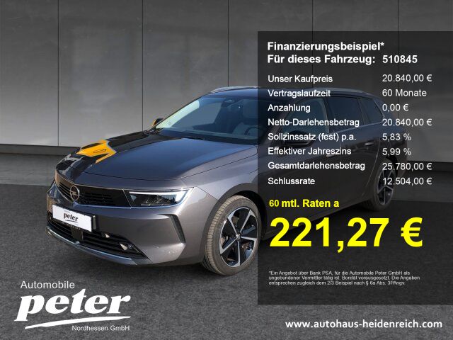 Opel Astra 41.636 km 20.840 &euro; Witzenhausen 37213