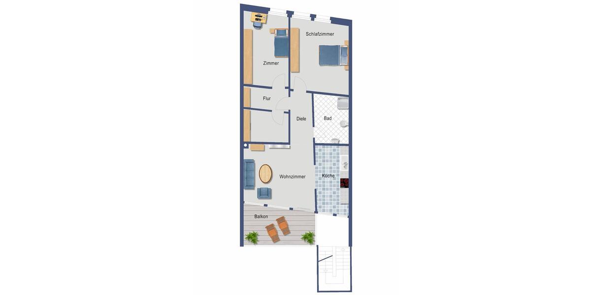 Etagenwohnung Northeim - 3 Zimmer, 94 m&sup2;, 720&euro; | Angebot:25648232