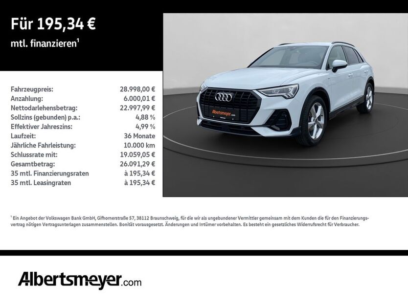 Audi Q3 71.052 km 28.998 € Leinefelde-Worbis/DE 37327
