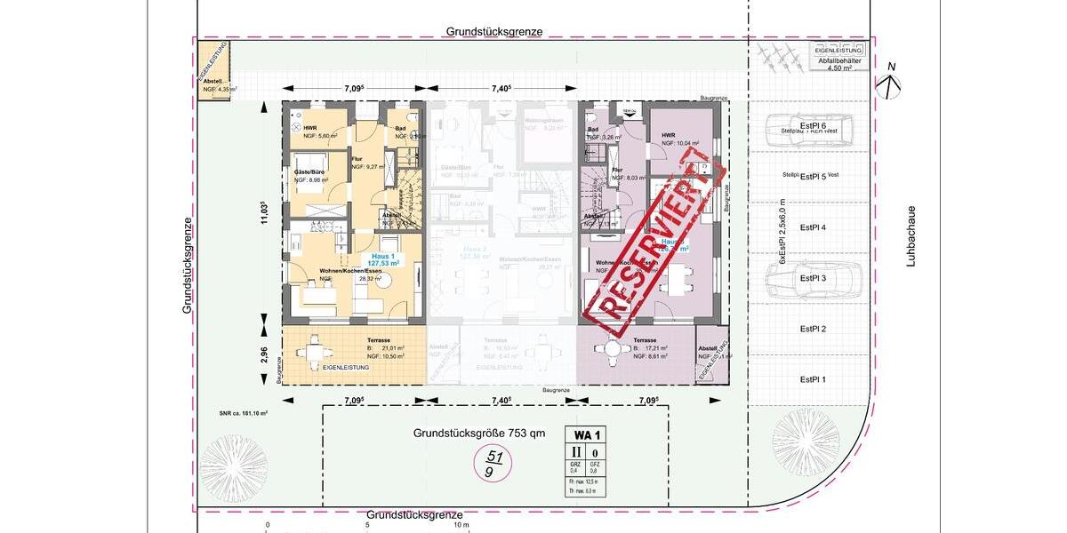Reihenhaus Rosdorf - 5 Zimmer, 127 m&sup2;, 553.000&euro; | Angebot:27126831