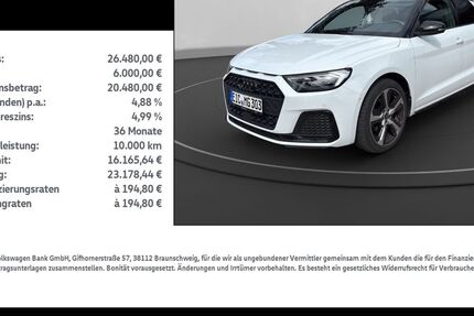 Audi A1 29.850 km 26.480 € Leinefelde-Worbis/DE 37327