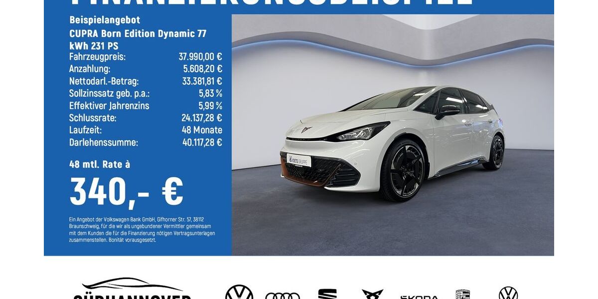 Cupra Born 2.400 km 37.490 &euro; Göttingen 37081