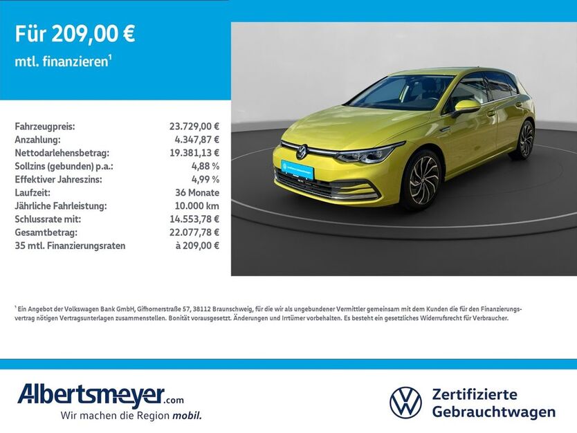 VW Golf 32.767 km 23.729 € Leinefelde-Worbis/DE 37327