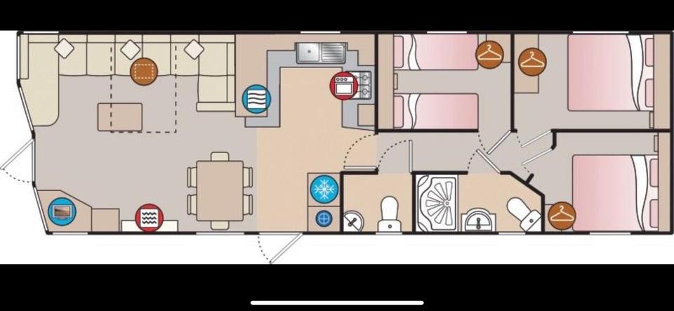 Mobilheim Willerby New Hampton, Baujahr 2013 4 zimmer
