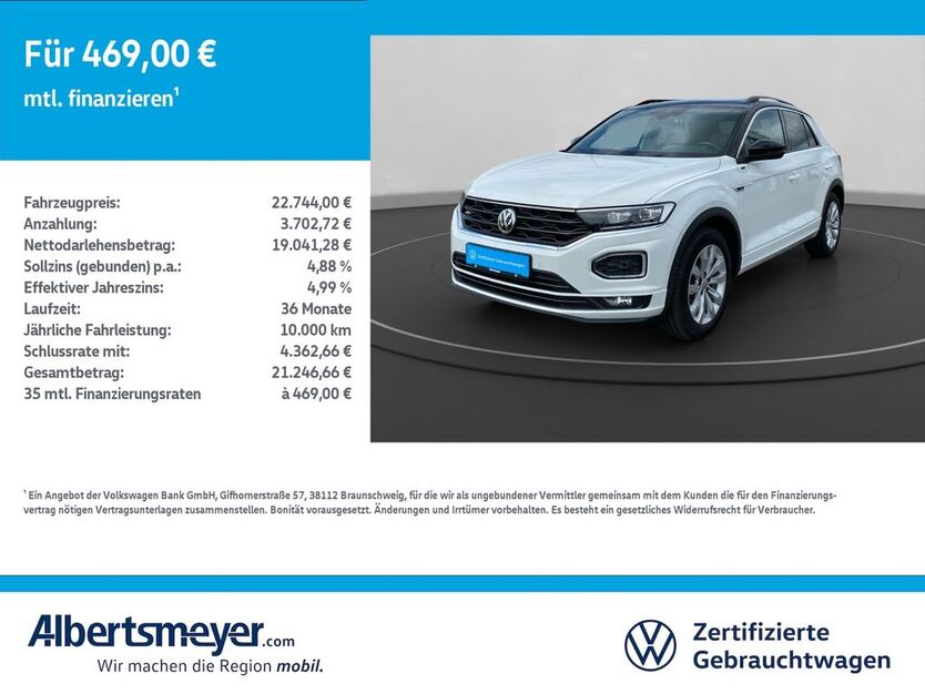 VW T-Roc 96.405 km 22.744 € Leinefelde-Worbis/DE 37327