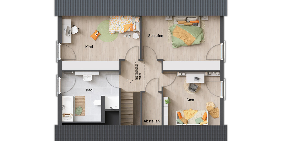 Einfamilienhaus Neu-Eichenberg Marzhausen - 4 Zimmer, 166 m&sup2;, 311.250&euro; | Angebot:26017161