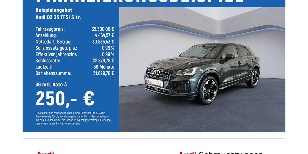 Audi Q2 8.209 km 34.950 &euro; Göttingen OT Grone 37081