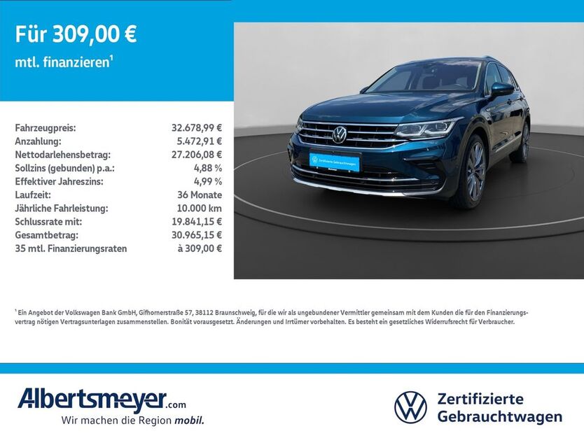 VW Tiguan 68.727 km 32.679 € Leinefelde-Worbis/DE 37327
