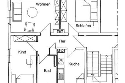 3-Zimmerwohnung in Obernjesa ab 01.04.2026 verfügbar 3 zimmer