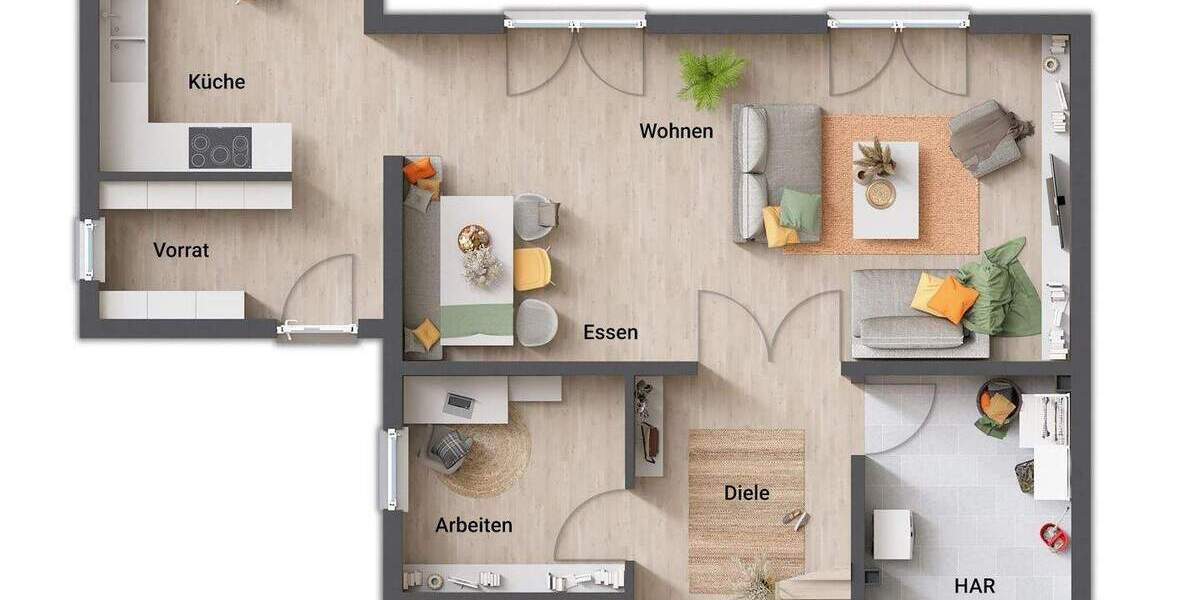 Einfamilienhaus Bad Sooden-Allendorf Allendorf - 4 Zimmer, 129 m&sup2;, 256.950&euro; | Angebot:25737923