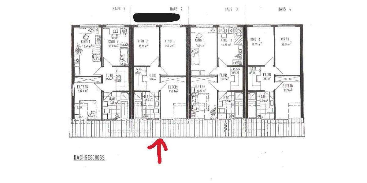 Reihenmittelhaus Göttingen Grone - 4 Zimmer, 105 m&sup2;, 369.000&euro; | Angebot:25210020