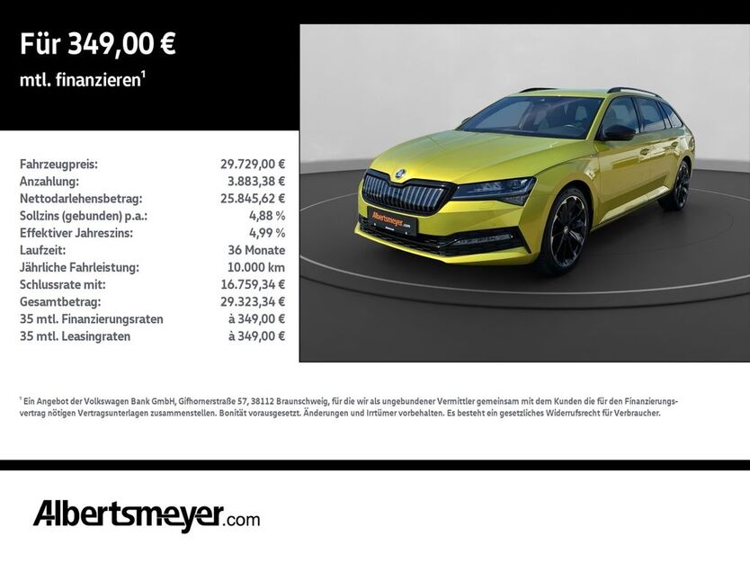 Skoda Superb 42.714 km 29.729 € Leinefelde-Worbis/DE 37327