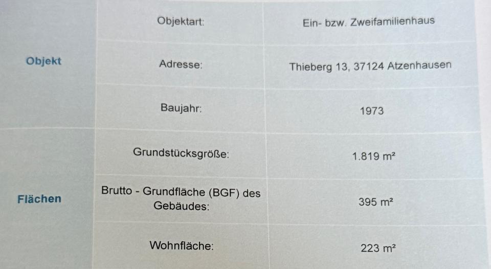 Mehrfamilienhaus, Wohnhaus Rosdorf - 220.000&euro; | Angebot:26531433